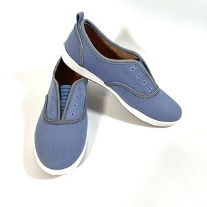 Comfortiva Lithia Womens Denim Blue Sneakers